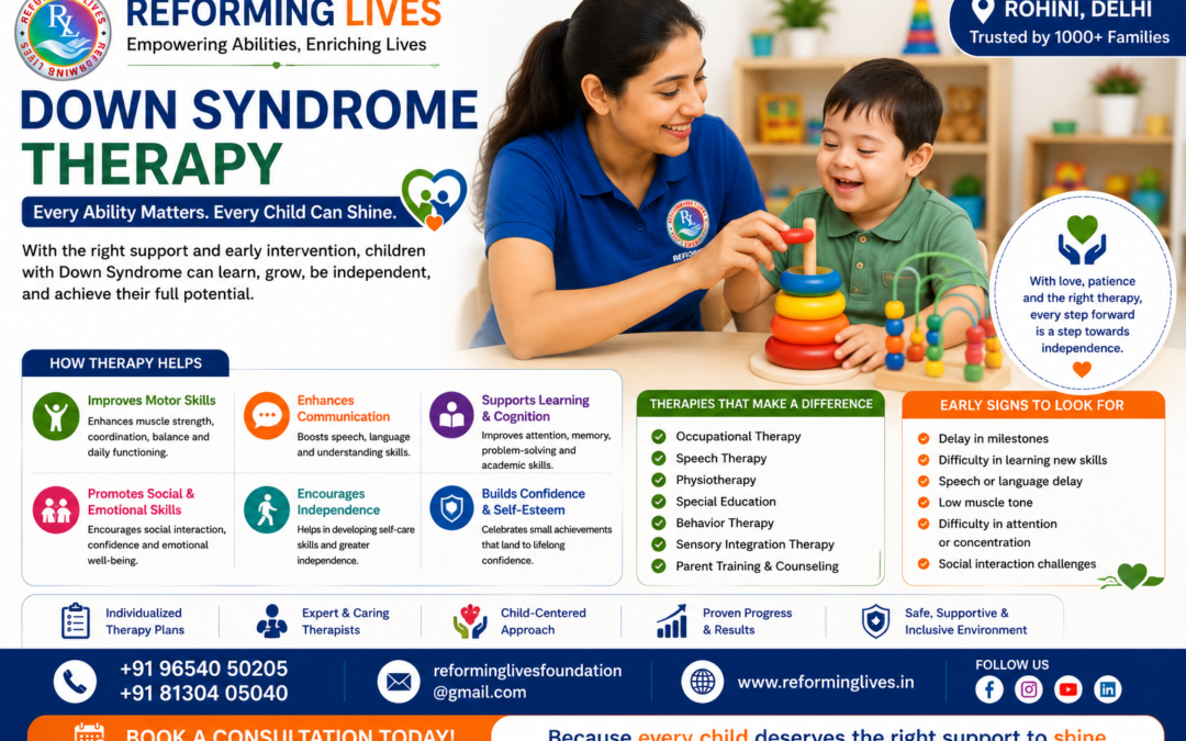 Down Syndrome Therapy and Support for Children | Reforming Lives Rohini Delhi