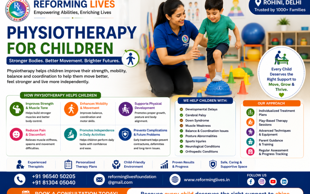 Physiotherapy for Children with Developmental Delays | Reforming Lives Rohini Delhi